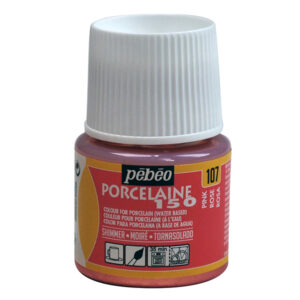 107 - Rosa Moiré - 45 ML Porcelaine 150 Brillante Pebeo