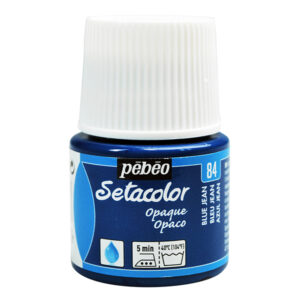 084 - Blu Jean  - 45 ML Setacolor Opaco Pebeo