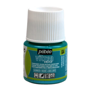 064 - Moiré, Turchese 45 ML Vitrea160 Pebeo