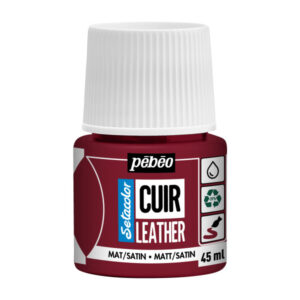 06 - Rosso profondo - 45 ML Setacolor Pelle Pebeo