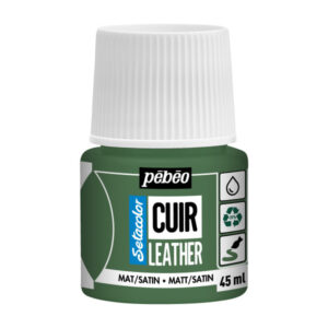 17 - Verde cachi - 45 ML Setacolor Pelle Pebeo