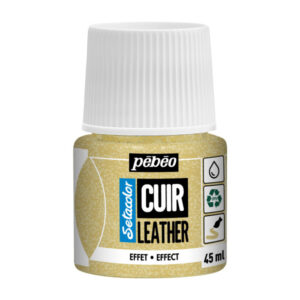 37 - Paillette oro - 45 ML Setacolor Pelle Pebeo
