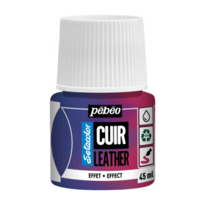 41 - Duocromo Rosa/Blu - 45 ML Setacolor Pelle Pebeo