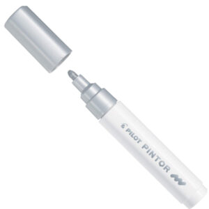 Silver - Punta Media Pilot Pintor Metal