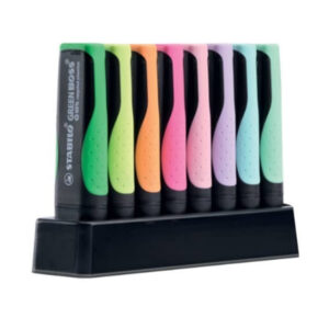 Set 8 Evidenziatori Green Boss Stabilo