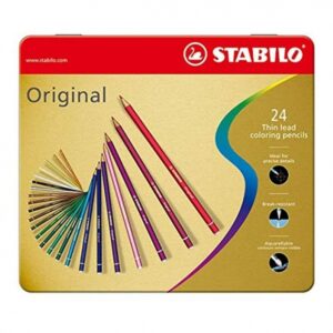 Confezione in Metallo 24 pz. - Matite Colorate Orginal Stabilo