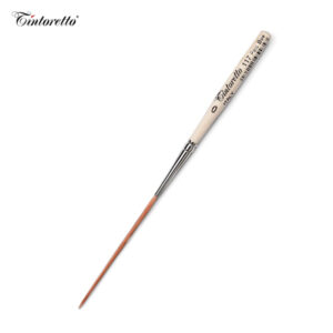 Pennello Serie 117 filettante tondo extra lungo, pelo bue extra, manico extra corto N. 2 Tintoretto