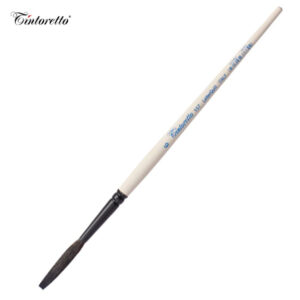 Pennello Serie 157 Pelo sintetico vajo blu, tondo a punta piatta N.8 Tintoretto