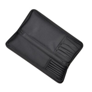 Portapennelli cm 16 x 40 in Tessuto con Cerniera per Pennelli Manico Lungo Tintoretto