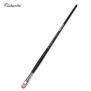 Pennello Serie 460 Pennello piatto, sintetico mangusta, manico lungo N. 10 Tintoretto