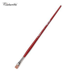 Pennello Serie 999 Piatto, pelo bue extra, manico lungo  N.2/0 Tintoretto