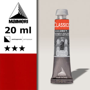 284 - Vermiglione chiaro imit. 20 ML Colori Olio Classico Maimeri