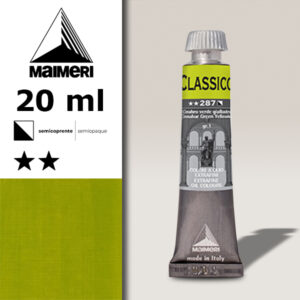 287 - Cinabro verde giallastro 20 ML Colori Olio Classico Maimeri