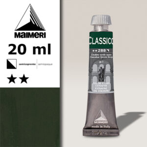 288 - Cinabro verde scuro 20 ML Colori Olio Classico Maimeri
