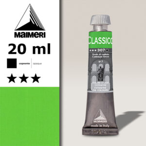 307 - Verde di cadmio 20 ML Colori Olio Classico Maimeri