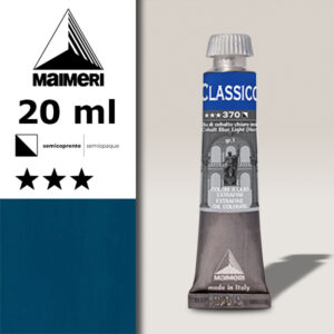 370 - Blu di cobalto chiaro imit. 20 ML Colori Olio Classico Maimeri
