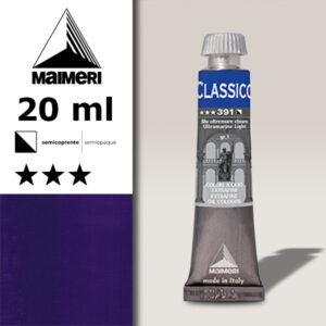 391 - Blu oltremare chiaro 20 ML Colori Olio Classico Maimeri