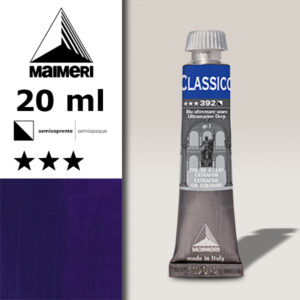 392 - Blu oltremare scuro 20 ML Colori Olio Classico Maimeri