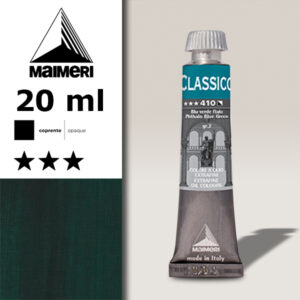 410 - Blu verde ftalo 20 ML Colori Olio Classico Maimeri