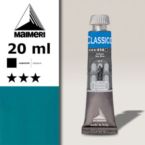 414 - Celeste 20 ML Colori Olio Classico Maimeri