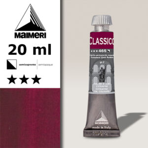 465 - Violetto Permanente Rossastro 20 ML Colori Olio Classico Maimeri