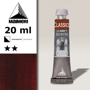 488 - Stil de grain bruno 20 ML Colori Olio Classico Maimeri