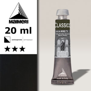 492 - Terra d'ombra bruciata 20 ML Colori Olio Classico Maimeri
