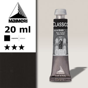 540 - Nero di Marte 20 ML Colori Olio Classico Maimeri