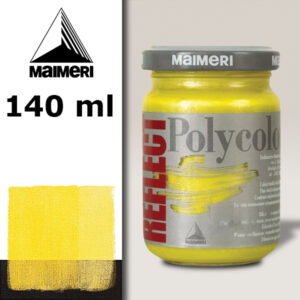 563 - Giallo 140 ML Acrilico Polycolor Reflect Maimeri