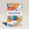 Blocco Spiralato Goldline Aquapad A5, Fogli 25 bianchi, 300 gr, Grana medio-Fine Clairefontaine