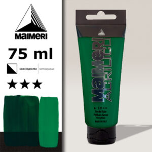 321 - Verde Ftalo 75 ML Acrilico Maimeri