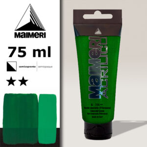356 - Verde smeraldo 75 ML Acrilico Maimeri