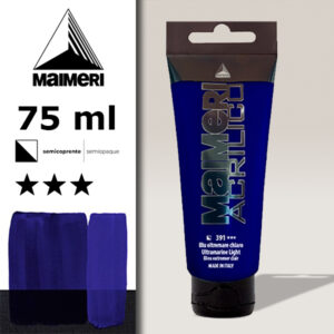 391 - Blu Oltremare Chiaro 75 ML Acrilico Maimeri