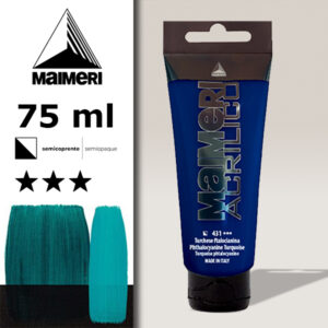 431 - Turchese Ftalocianina 75 ML Acrilico Maimeri