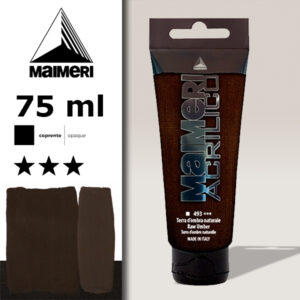 493 - Terra d'ombra naturale 75 ML Acrilico Maimeri