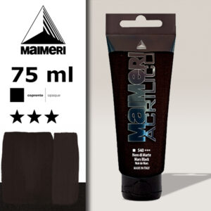 540 - Nero di Marte 75 ML Acrilico Maimeri