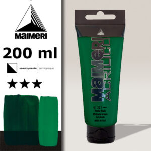 321 - Verde Ftalo 200 ML Acrilico Maimeri
