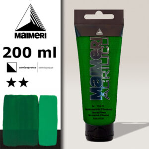 356 - Verde Smeraldo, P. Veronese 200 ML Acrilico Maimeri