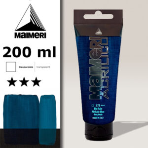 378 - Blu Ftalo 200 ML Acrilico Maimeri