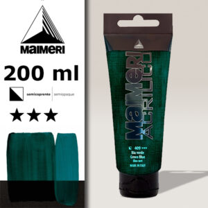 409 - Blu Verde 200 ML Acrilico Maimeri