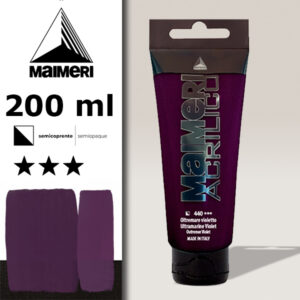 440 - Violetto Oltremare 200 ML Acrilico Maimeri