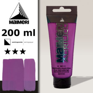 462 - Violetto Permanente Rossastro Chiaro 200 ML Acrilico Maimeri