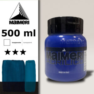 378 - Blu Ftalo  500 ML Acrilico Maimeri