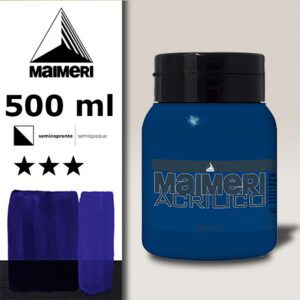 391 - Blu Oltremare Chiaro 500 ML Acrilico Maimeri