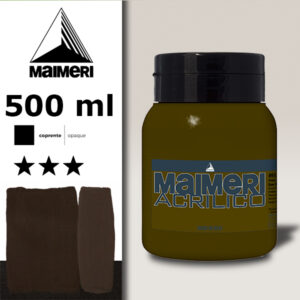 493 - Terra D'Ombra Naturale 500 ML Acrilico Maimeri