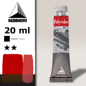 280 - Vermiglione Imit. 20 ML Acrilico Polycolor Maimeri