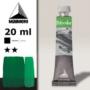 305 - Verde Brillante scuro 20 ML Acrilico Polycolor Maimeri