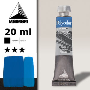 400 - Blu Primario Cyan 20 ML Acrilico Polycolor Maimeri