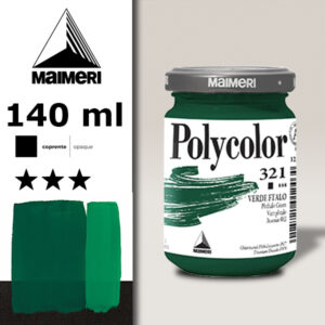 321 - Verde Ftalo 140 ML Acrilico Polycolor Maimeri