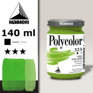 323 - Verde Giallastro 140 ML Acrilico Polycolor Maimeri